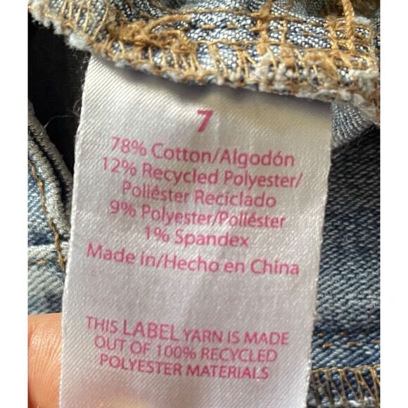 Wallflower High Rise Flare Jeans Size 7 Stretch Blue Sustainable Denim - Picture 5 of 9